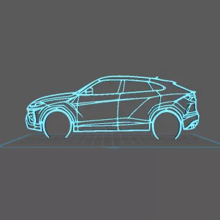 Lamborghini - Urus Wall Art