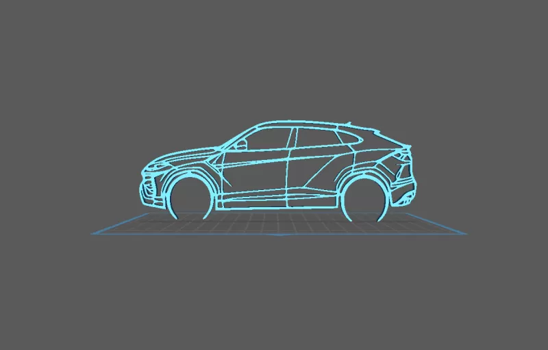 Lamborghini - Urus Wall Art - Model preview 2