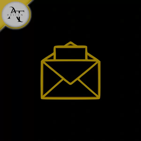Simple Letter Symbol - 2D Art - Model preview 1