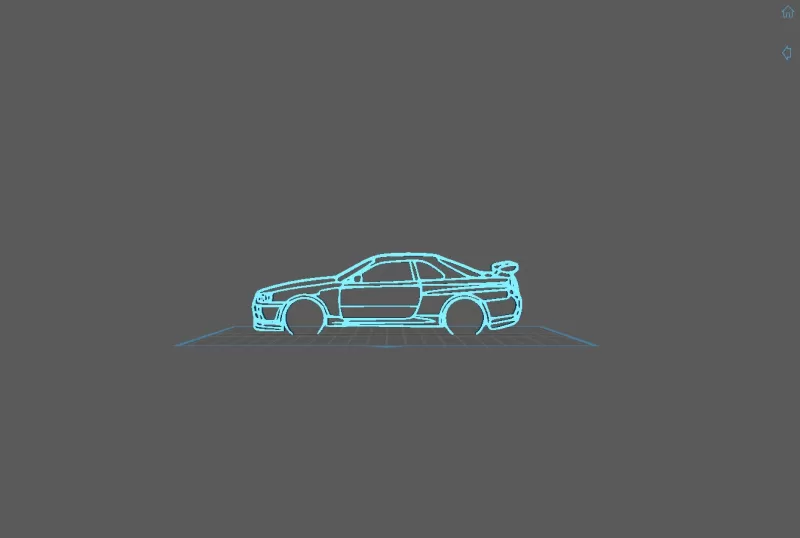 Nissan - GTR Classic Wall Art - Model preview 2