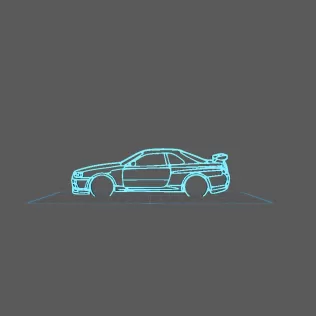 Nissan - GTR Classic Wall Art