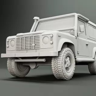 1997 Land Rover Defender 90 #RoZ - Model thumbnail 3