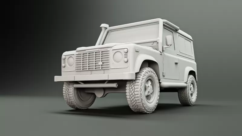 1997 Land Rover Defender 90 #RoZ - Model preview 3