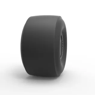 Rear wheel of Top fuel dragster Scale 1:25 - Model thumbnail 3