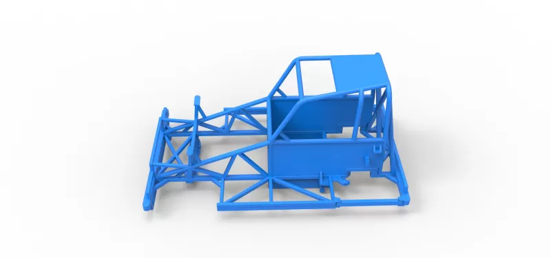 Frame of New Zealand Ministock car Version 2 Scale 1:25 - Model preview 7