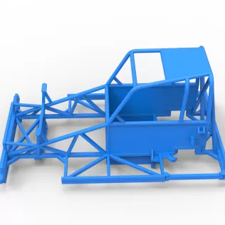 Frame of New Zealand Ministock car Version 2 Scale 1:25 - Model thumbnail 7