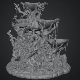 Haunted Hollow Gothic Organizer STL File for 3D Print - Model thumbnail 15