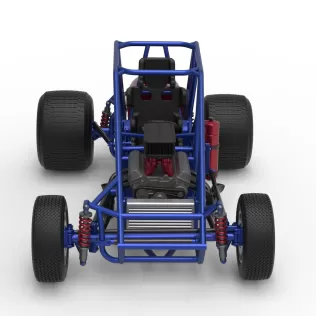 Dirt Silver Crown Car Base Scale 1:25 - Model thumbnail 8