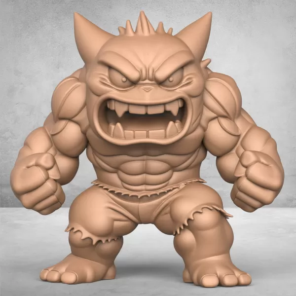 Cartoon Monster Hulk - Model preview 1