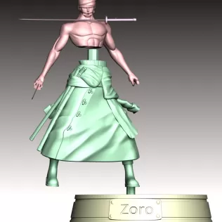 Zoro One Piece Fan Art - Model thumbnail 10
