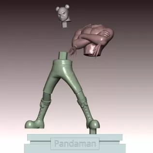Pandaman - One Piece - Model thumbnail 10