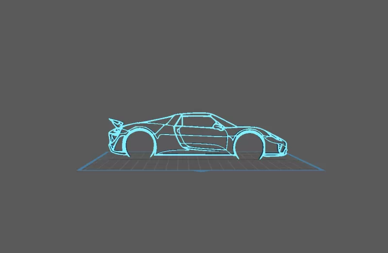 Porsche - 918 Spyder Wall Art - Model preview 2