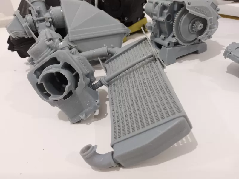 ROTAX FR 125 MAX EVO go kart engine 10 pieces - Model preview 2