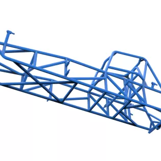 Frame of Vintage Dirt Modified stock car Scale 1:25 - Model thumbnail 3