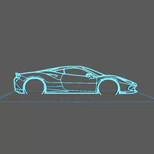Ferrari - F8 Tributo Wall Art