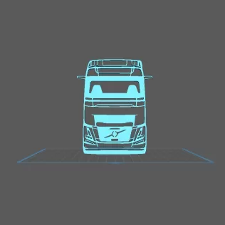 Truck - Volvo FH16 Aero Wall Art