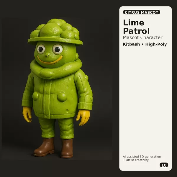 Character Kitbash Collection – High-Poly Stylized 3D Figures - Model preview 20