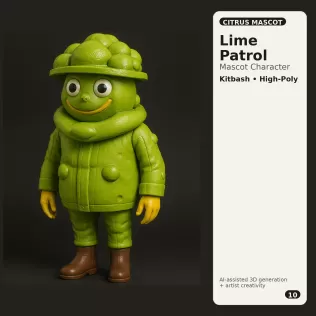 Character Kitbash Collection – High-Poly Stylized 3D Figures - Model thumbnail 20