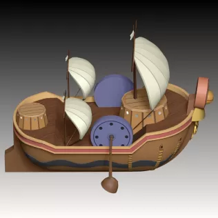 Utan Sonar - One Piece - Model thumbnail 3