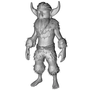 Woodland Fae Character Pack (10 High-Poly Kitbash Figures) - Model thumbnail 7