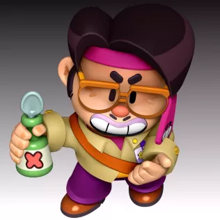 Jae-yong - Brawl Stars - Model thumbnail 6
