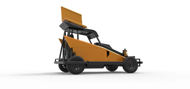New Zealand Ministock car Version 2 Scale 1:25 - Model preview 18