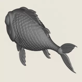 Fish 08 Print Ready 3D Model