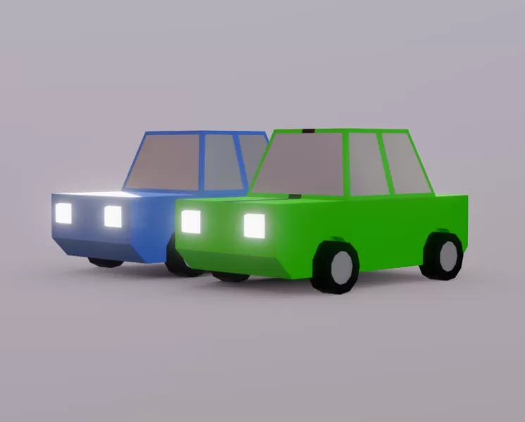 Low Poly Cars - Model preview 3