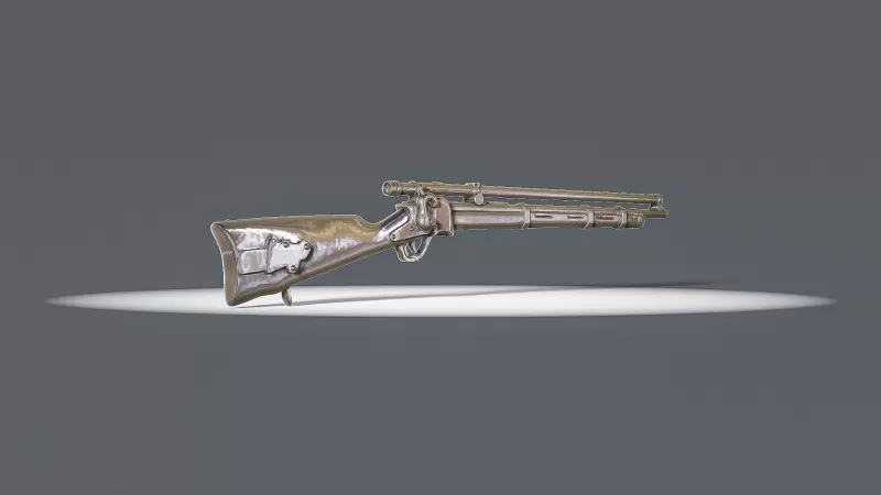 Model 1859 Percussion Berdan Rifle #RoZ - Model preview 3