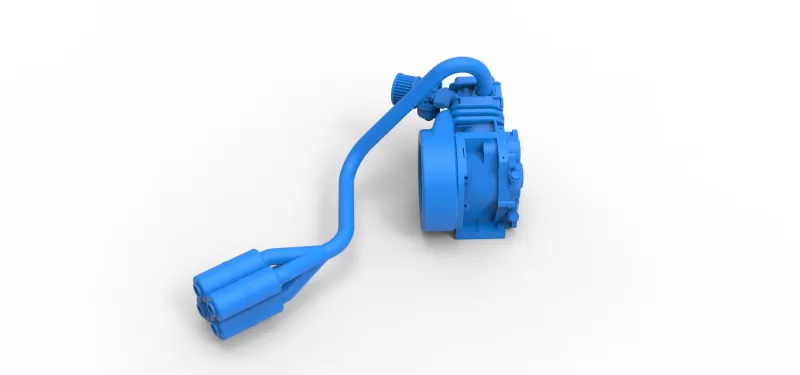Engine of Quarter Midget Scale 1:16 - Model preview 4