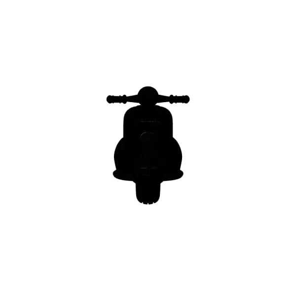 Retro Vespa Scooter Toy Bike Miniature Decorative Model - Model preview 2