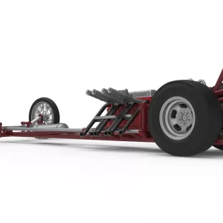 Vintage Front engine dragster Base Version 6 Scale 1:25 - Model thumbnail 13