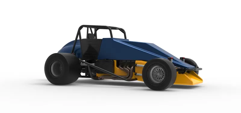 Vintage Pavement Silver Crown Car Scale 1:25 - Model preview 25