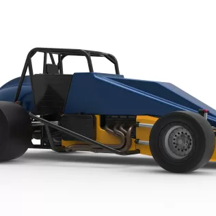 Vintage Pavement Silver Crown Car Scale 1:25 - Model thumbnail 25