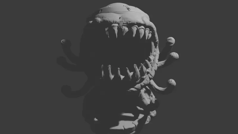 Beholder D&D Dice Roller Fan Art Big Print - Model preview 1