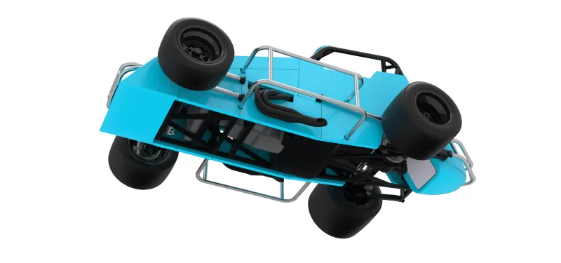 Pavement Sprint car Version 2 Scale 1:25 - Model preview 3