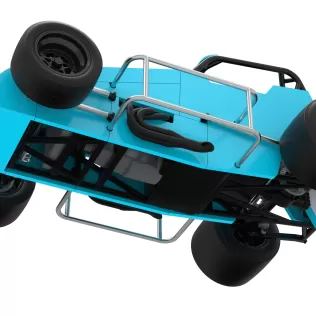 Pavement Sprint car Version 2 Scale 1:25 - Model thumbnail 3