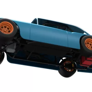 Vintage Asphalt Modified stock car V11 Scale 1:25 - Model thumbnail 3