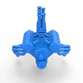 Engine of Gasser Version 2 Scale 1:25 - Model thumbnail 6