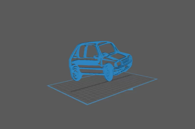 Peugeot - 205 GTI Wall Art - Model preview 1