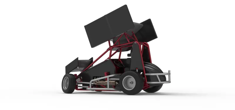 New Zealand Minisprint while turning Scale 1:25 - Model preview 13