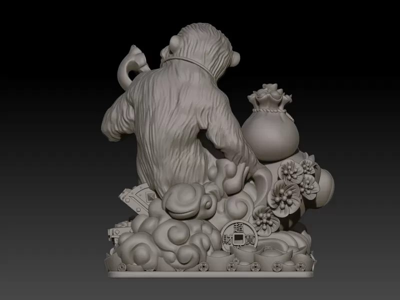 Zodiac Monkey - Model preview 3