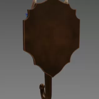 Cute Dragon Wall Hook – STL File for 3D Printing - Model thumbnail 6