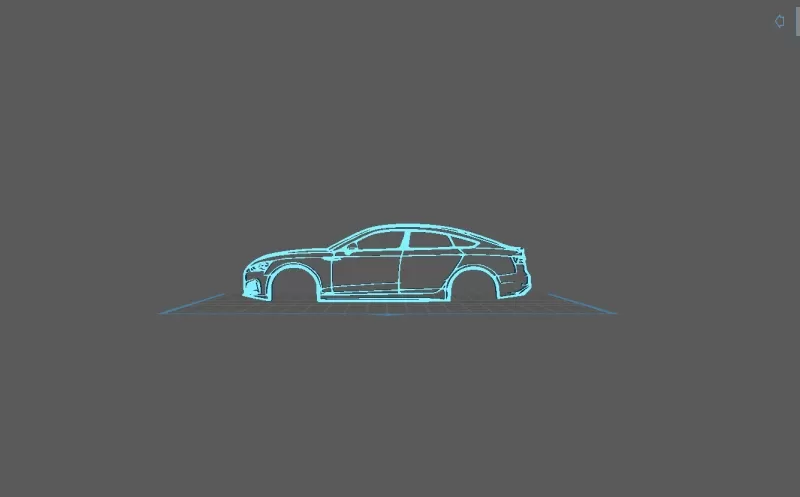 Audi - S5 SportBack Wall Art - Model preview 1