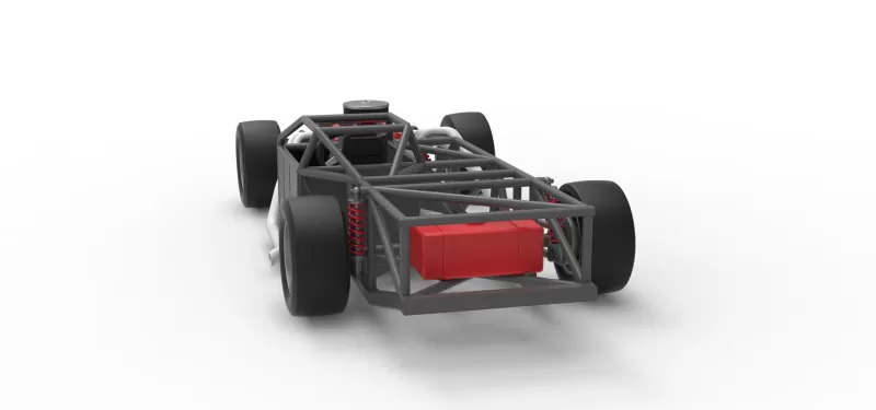 Vintage Asphalt Outlaw Super late model Base Scale 1:25 - Model preview 14