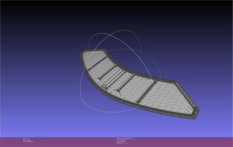 Star Wars The Mandalorian Cara Dune Chestplate - Model preview 2