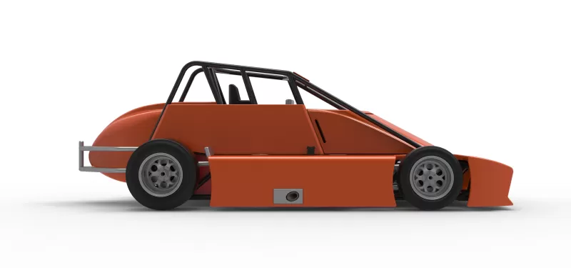 Experimental Pavement Silver Crown Car Scale 1:25 - Model preview 22