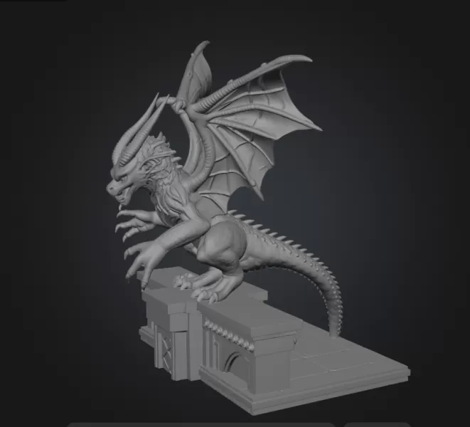 Fantasy Gargoyle - Model preview 2