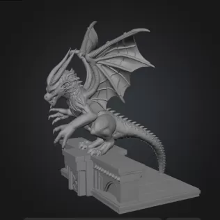 Fantasy Gargoyle - Model thumbnail 2