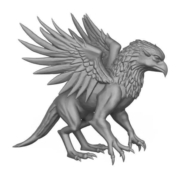 Griffin 3D Print Model - Model preview 5